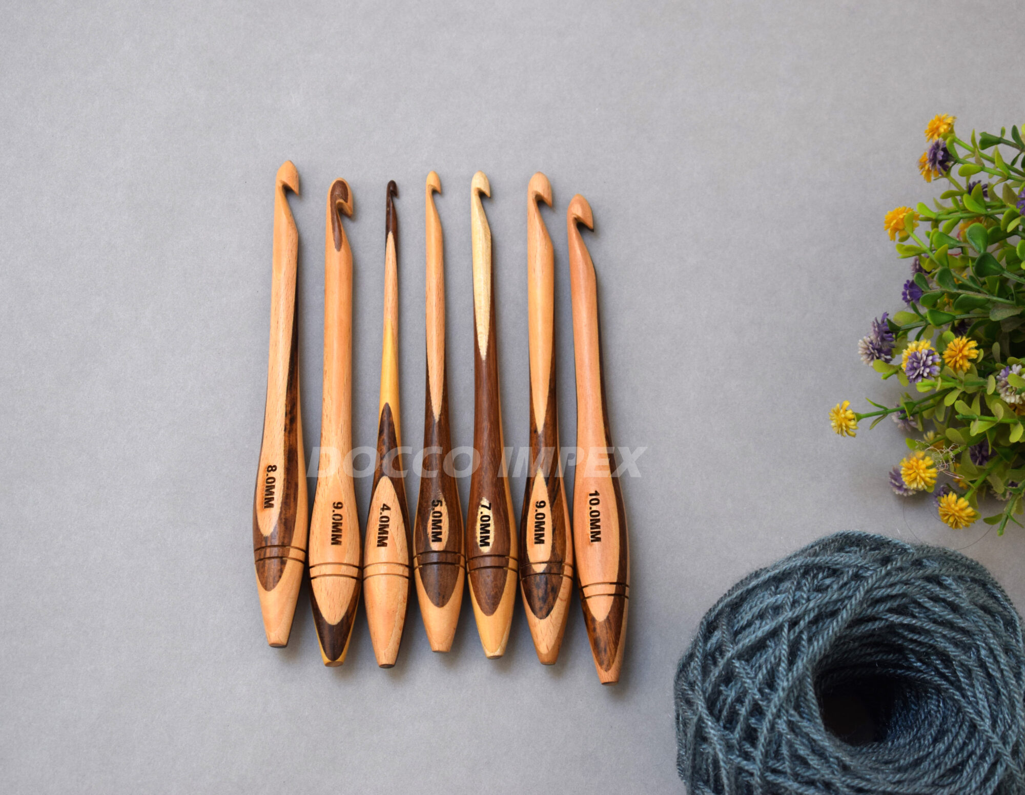 Handmade Wooden Premium Crochet Hooks - Image 4