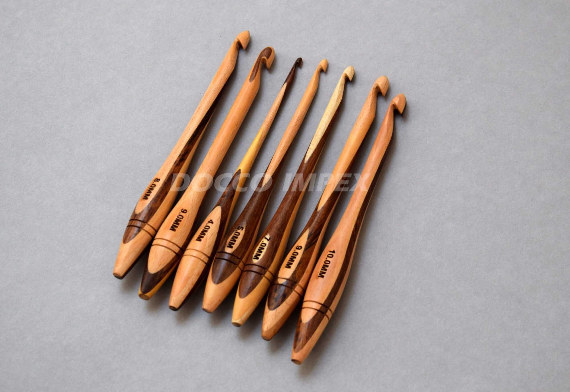 Handmade Wooden Premium Crochet Hooks - Image 2