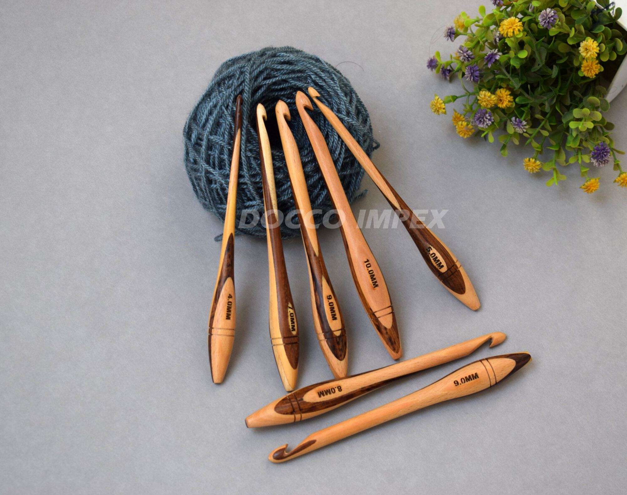 Handmade Wooden Premium Crochet Hooks