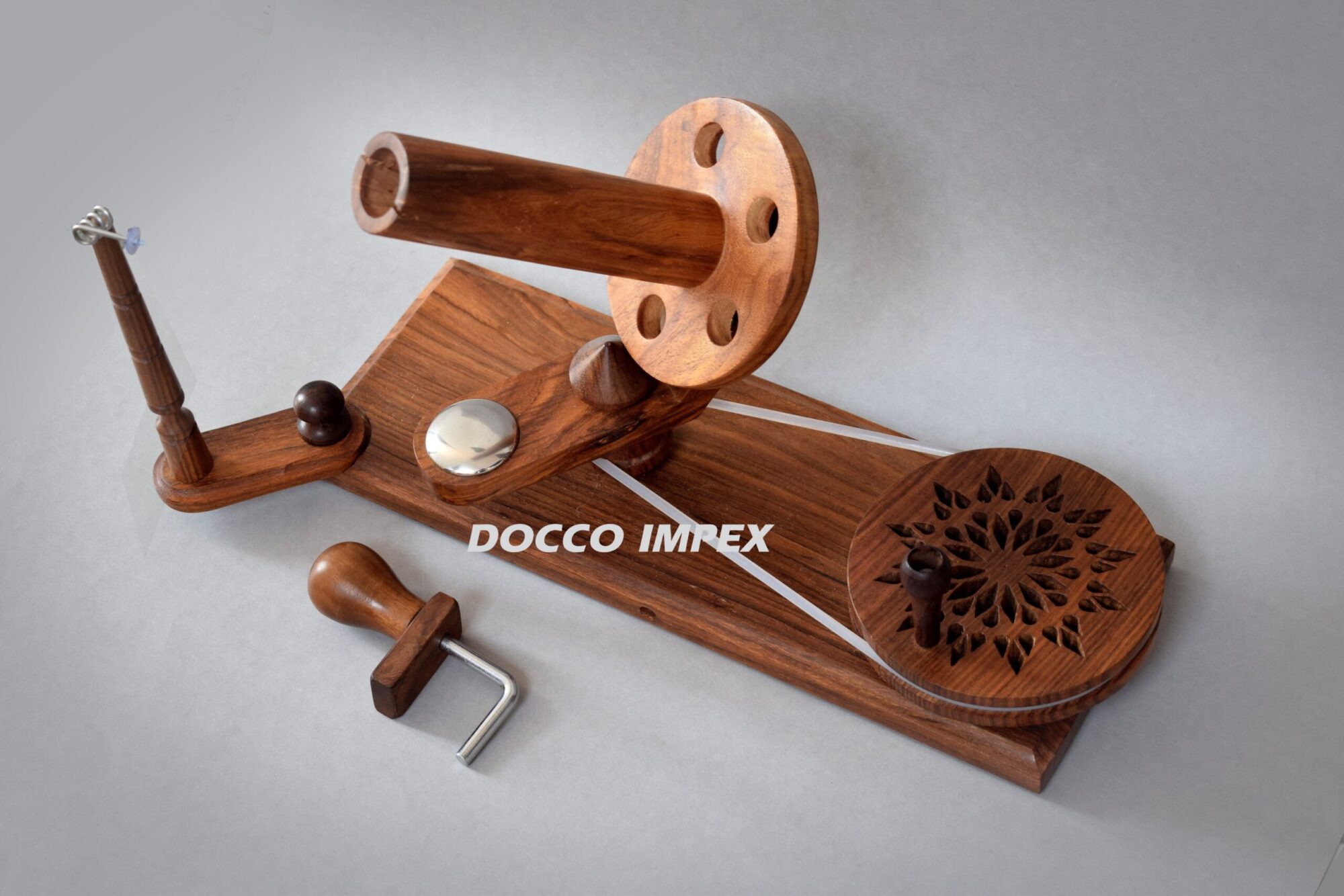 Traditional Wooden Handcrafted Ball Winder ( Rosewood ) - Image 4