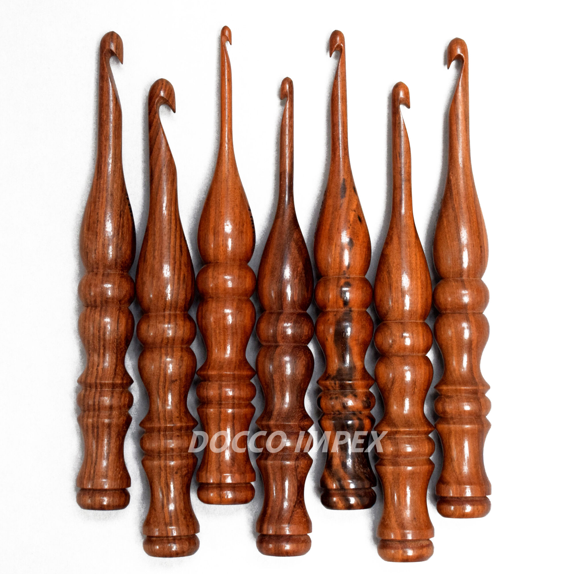 Handmade Wooden Crochet Hooks - Image 3