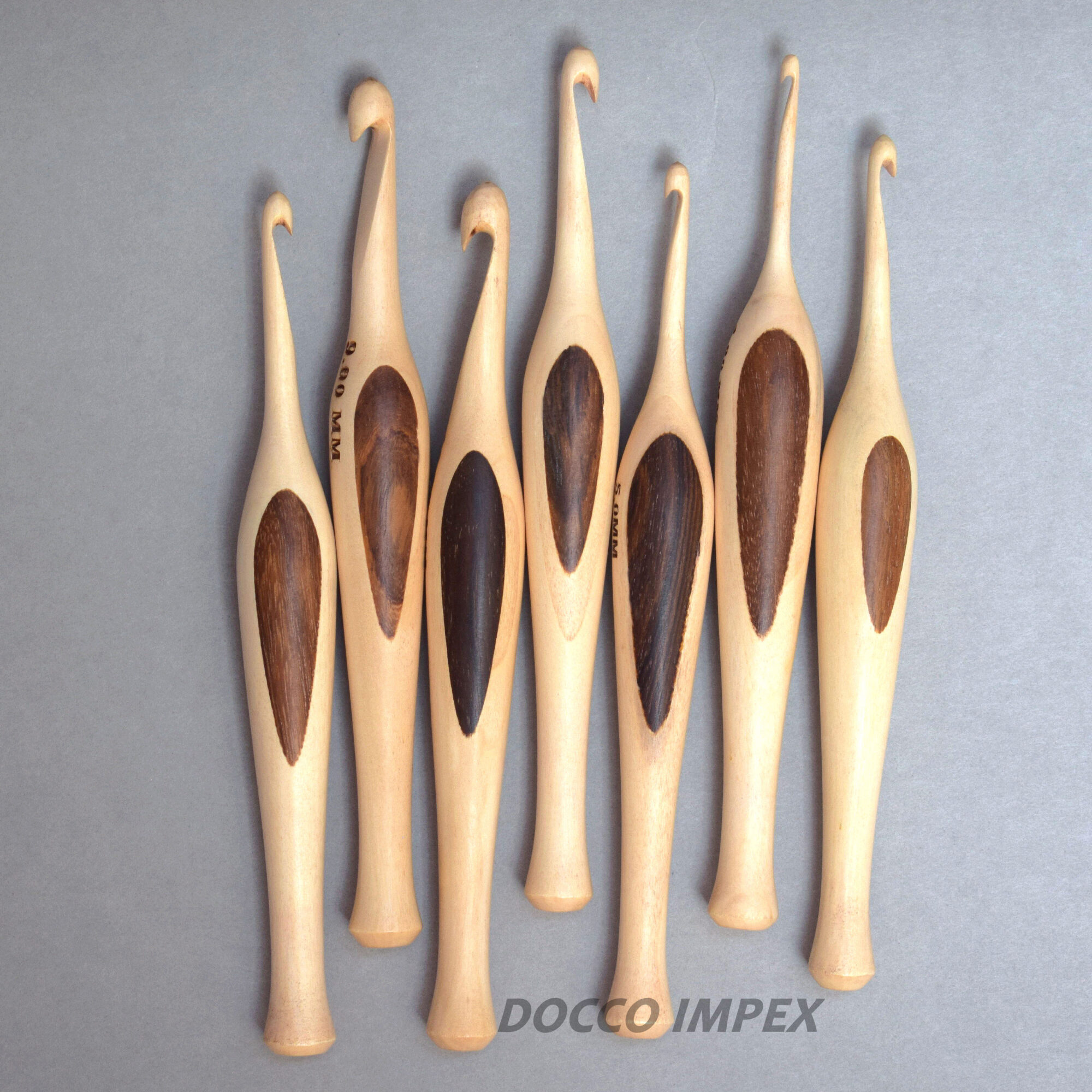 Wooden Crochet Hooks for Knitting - Image 3