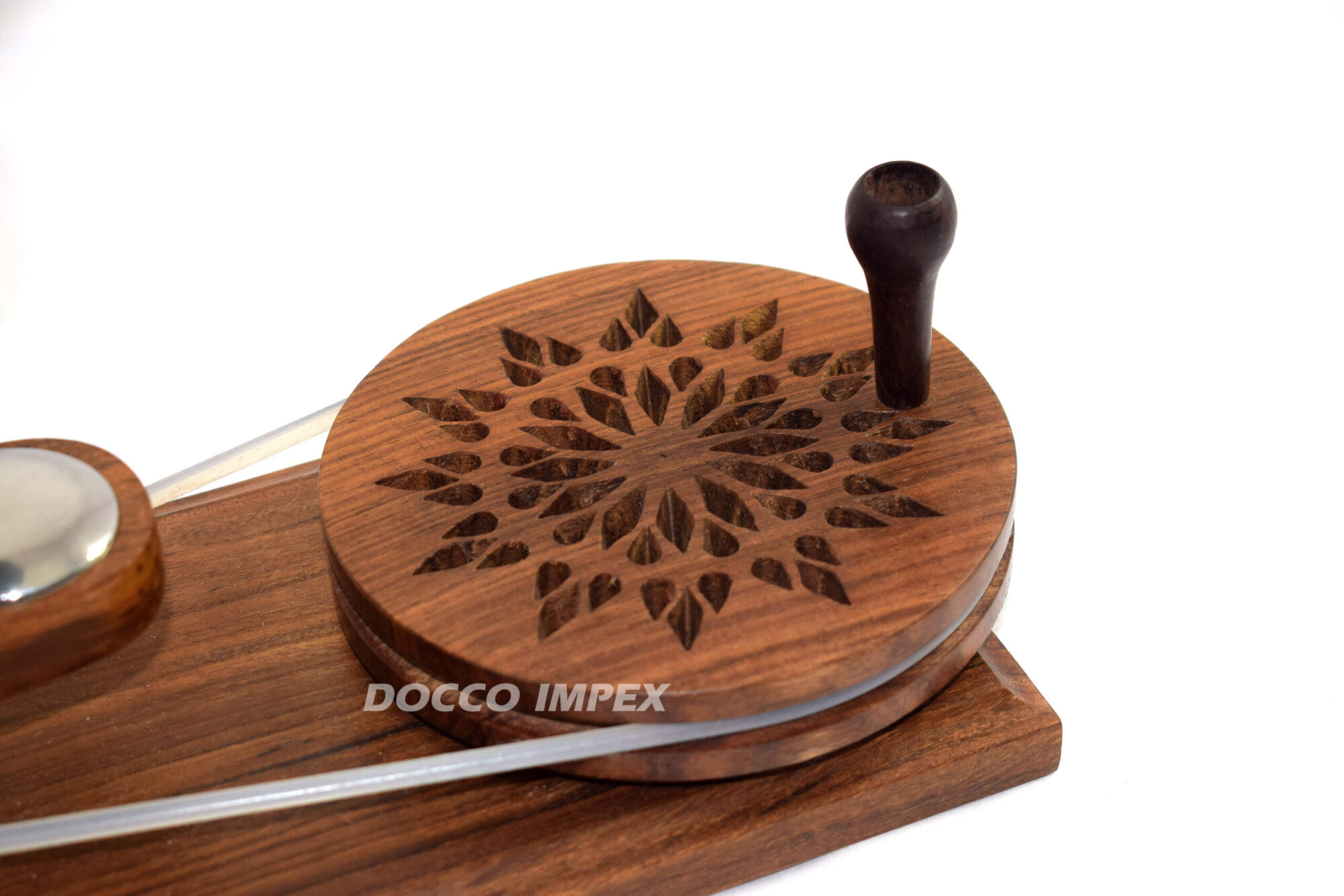 Traditional Wooden Handcrafted Ball Winder ( Rosewood ) - Image 3