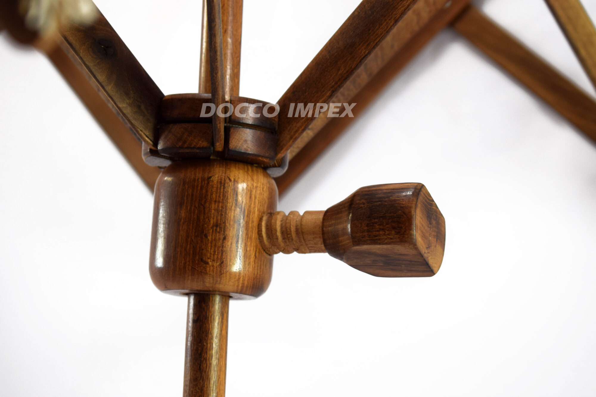 Hand Operated Yarn Swift Umbrella ( Rosewood ) - Image 3