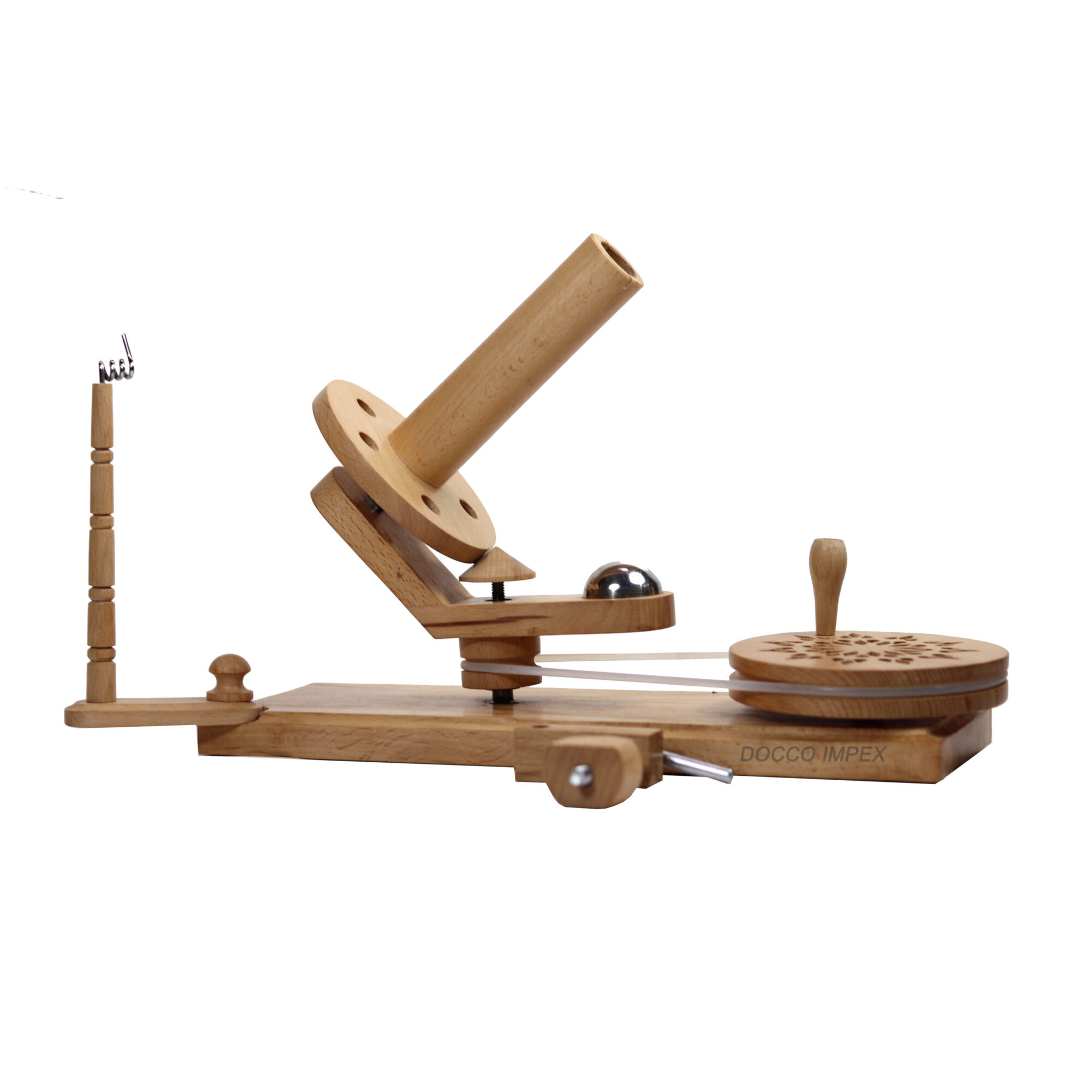 Traditional Wooden Handcrafted Ball Winder ( Beachwood ) - Image 2